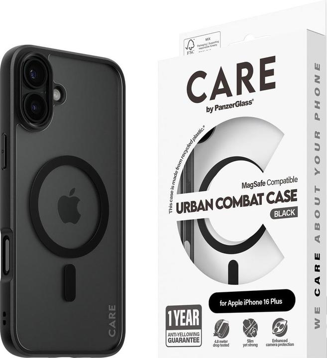 Immagine prodotto PanzerGlass Cura (Apple iPhone 16 Plus)