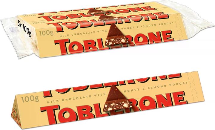 Actual product image Toblerone Milk chocolate with nougat (500 g)