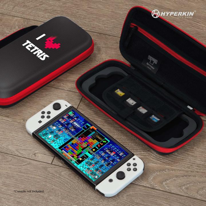 Produktbild Hyperkin Tetris Eva Hard Shell Carrying Case Heart Drop (Switch, Switch Lite, Switch OLED)