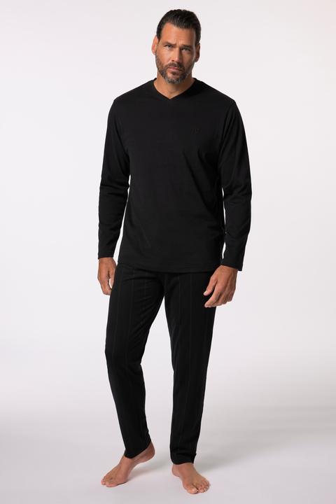 Produktbild JP1880 JP 1880 Schlafanzug, Zweiteiler, Langarmshirt, Streifenhose (6XL)