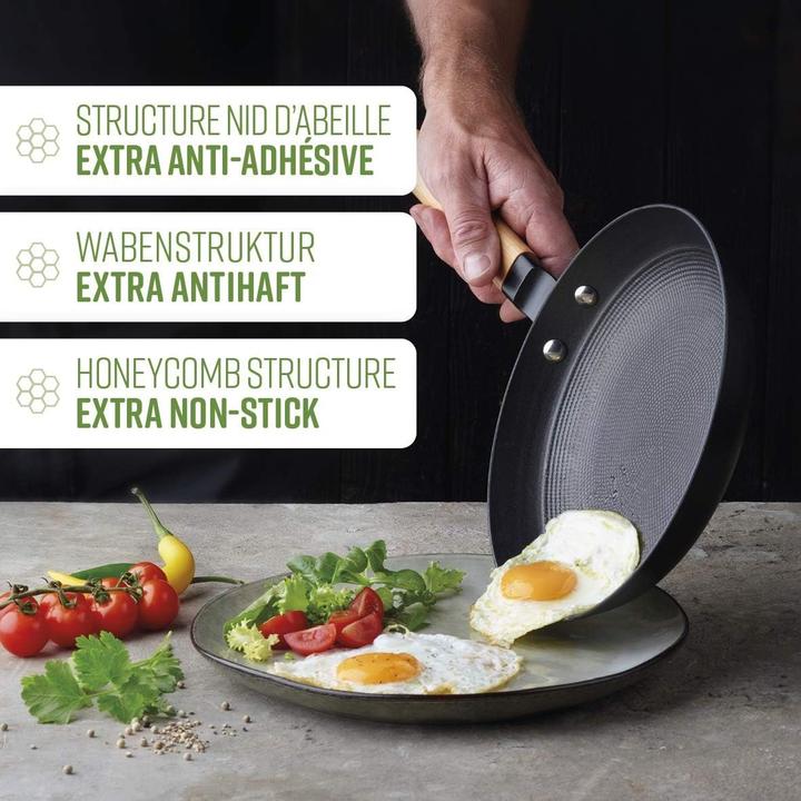 Produktbild Evok Qulinart by Brandt 173-400 Pfannen-Set 3teilig (Bratpfanne, Pfannenset + Topfset, Aluminiumguss, Gusseisen)