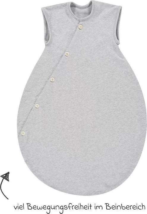 Produktbild Alvi Sommer-Schlafsack C2C-Mäxchen - Grau Melange (70 cm, 0.5 TOG, Sommer)