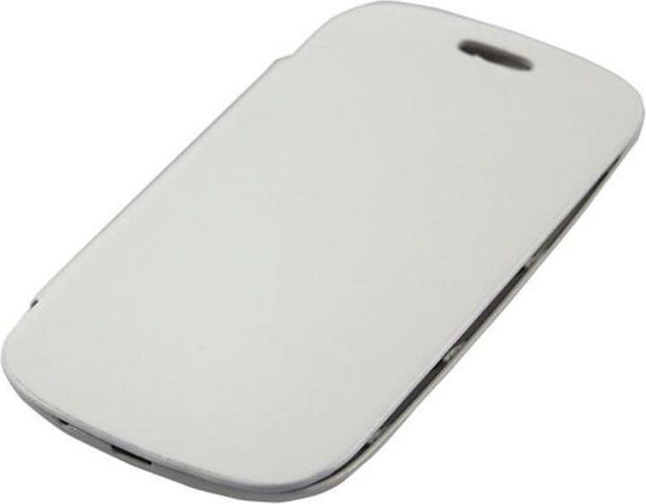 Produktbild König Design Tasche (Flipcover) für Handy Samsung i8190 / i8195 / i8200 Galaxy S3 mini Weiss (Samsung Galaxy S3 Mini)