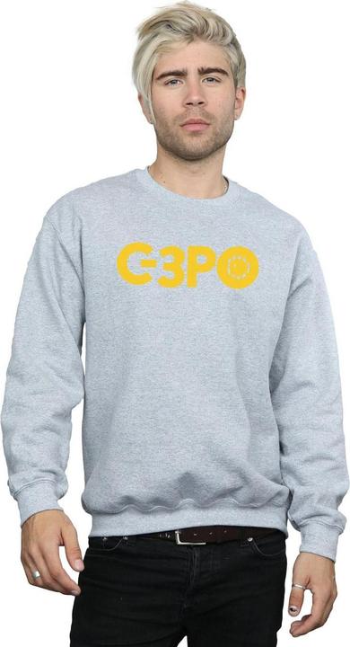 Produktbild Star Wars The Rise Of Skywalker C3PO Text Logo Sweatshirt (XXL)