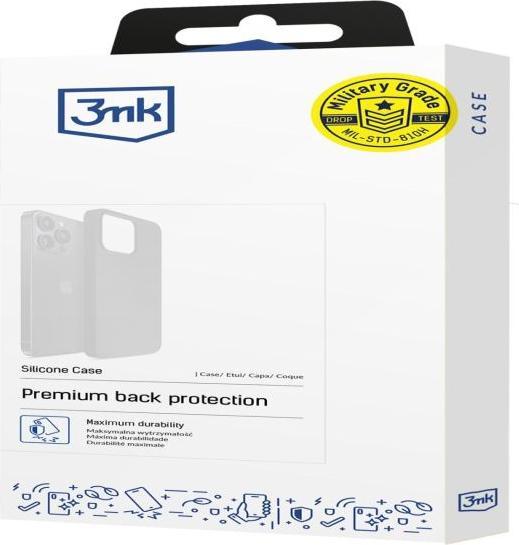 Actual product image 3MK Silicone Case for Xiaomi Redmi Note 13 4G - black (Xiaomi Redmi Note 13 4G)