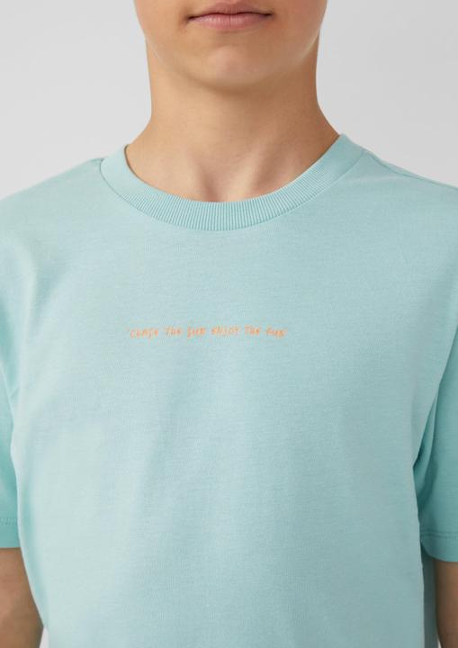 Produktbild S.Oliver T-Shirt Baumwoll-T-Shirt mit Front- und Rückenprint (170, 176)