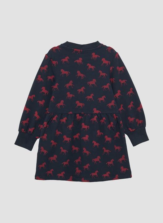 Actual product image S.Oliver Kleid Kurzes Sweat-Kleid mit All-over-Print (92)