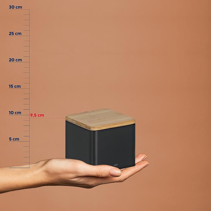 Actual product image Kela Storage jar Kiril black (0.80 l)