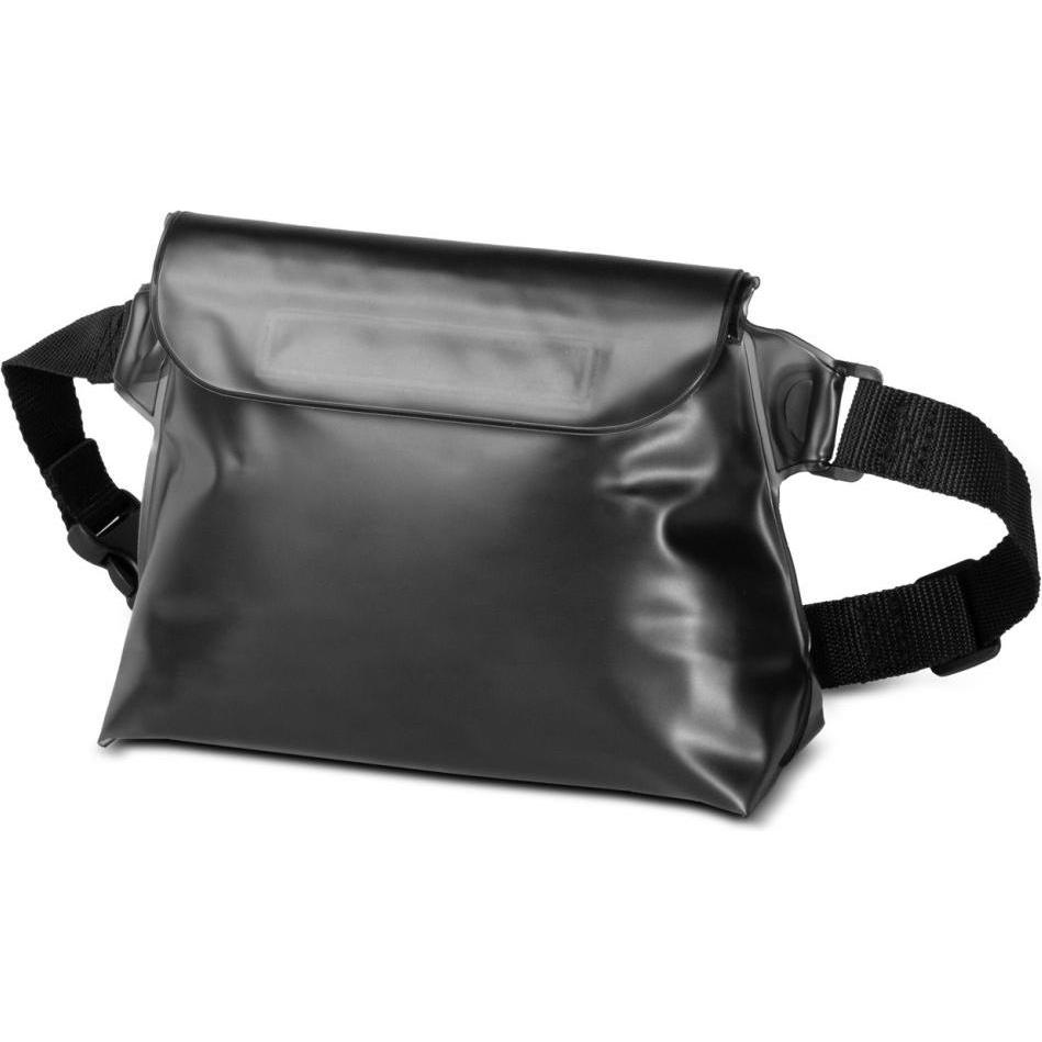 Hurtel, Bauchtasche, PVC waterproof pouch / waist bag - black, Schwarz