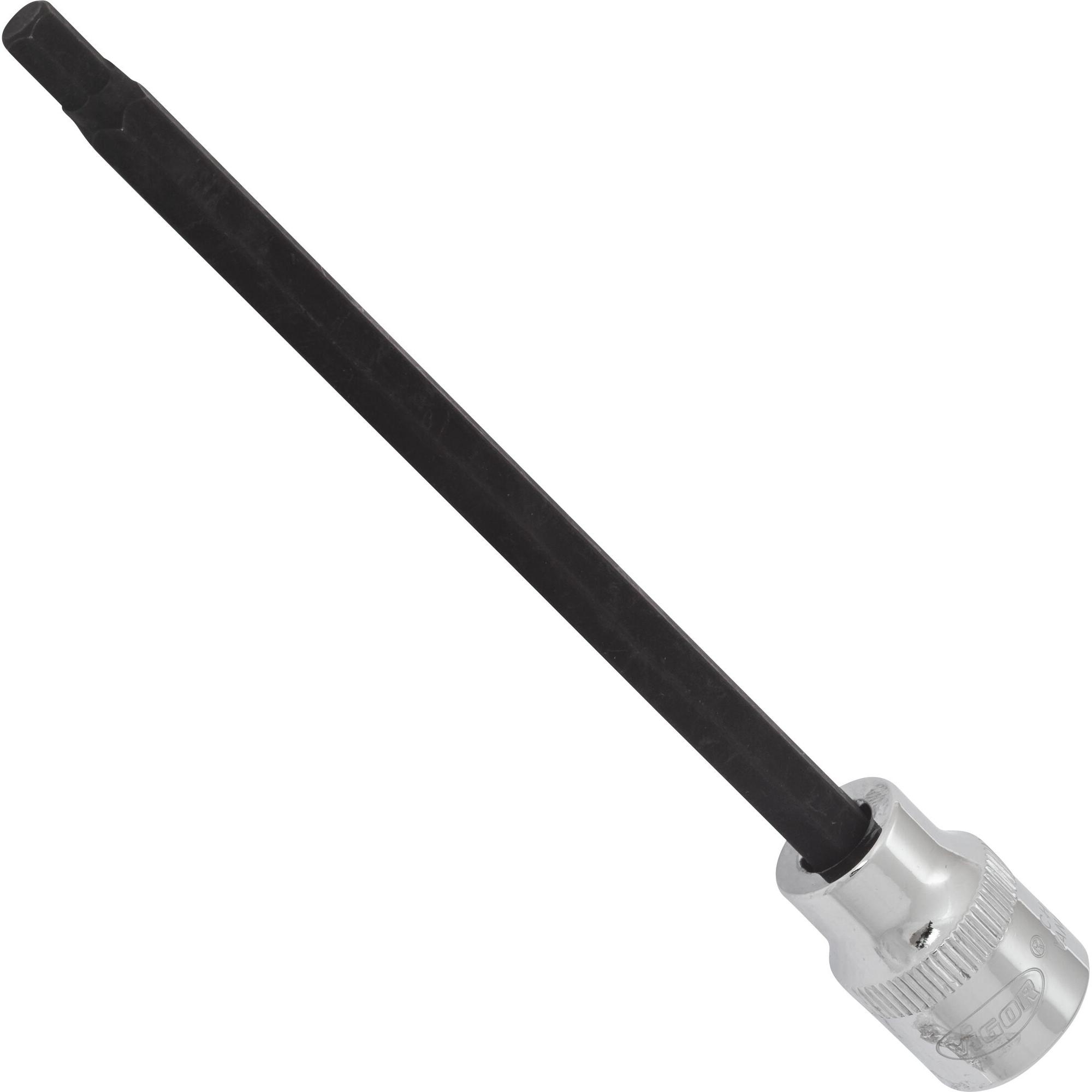 Vigor, Steckschlüssel + Stecknuss, 3/8"INNEN-6KT-SCHRAUB.EINSATZ SW 5,133MM (5 mm)