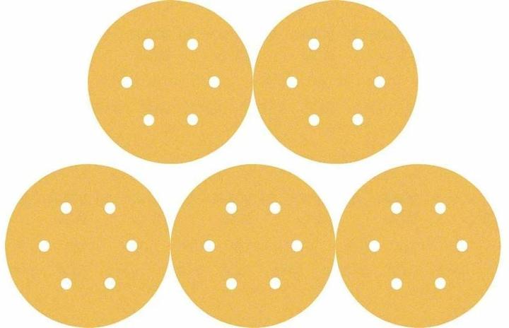 Actual product image Bosch Professional Zubehör EXPERT C470 Sanding paper with 6 holes for random orbital sander, 150 mm, G 60, 5 pcs. (60 even)