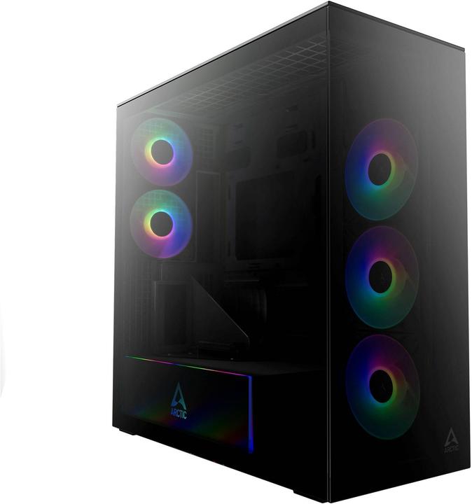 Arctic Cooling PC-Gehäuse ACPCC00016A Black Tinted, Unterstützte (ATX)