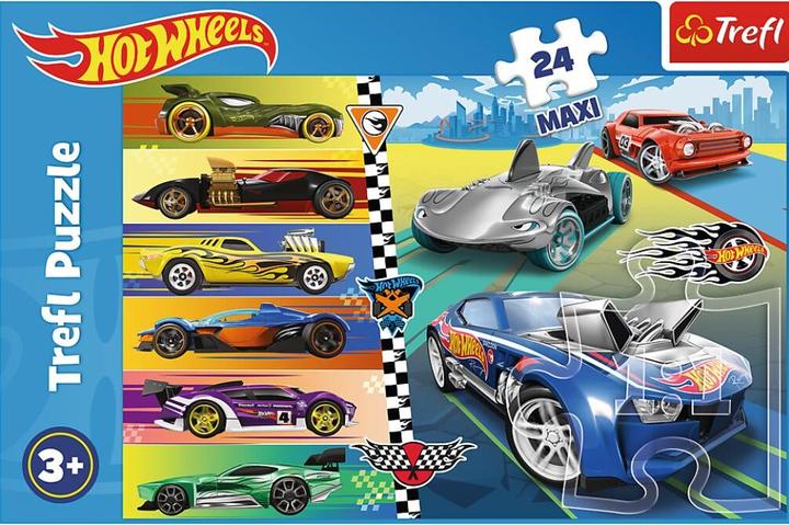 Immagine prodotto Trefl Puzzle 24 elementi Maxi Fast Cars Hot Wheels (24 pezzi)