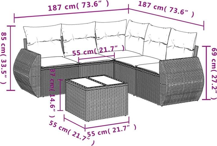 Produktbild VidaXL Zena