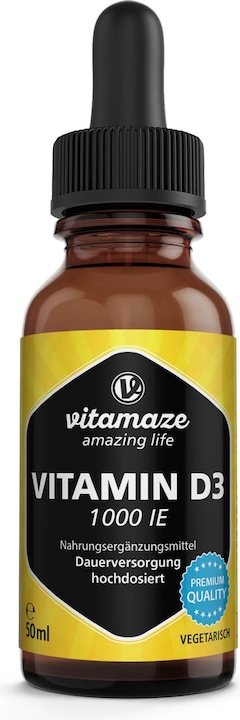 Image du produit Vitamaze Vitamine D3 50 ml gouttes (1 pièce(s), Gouttes)