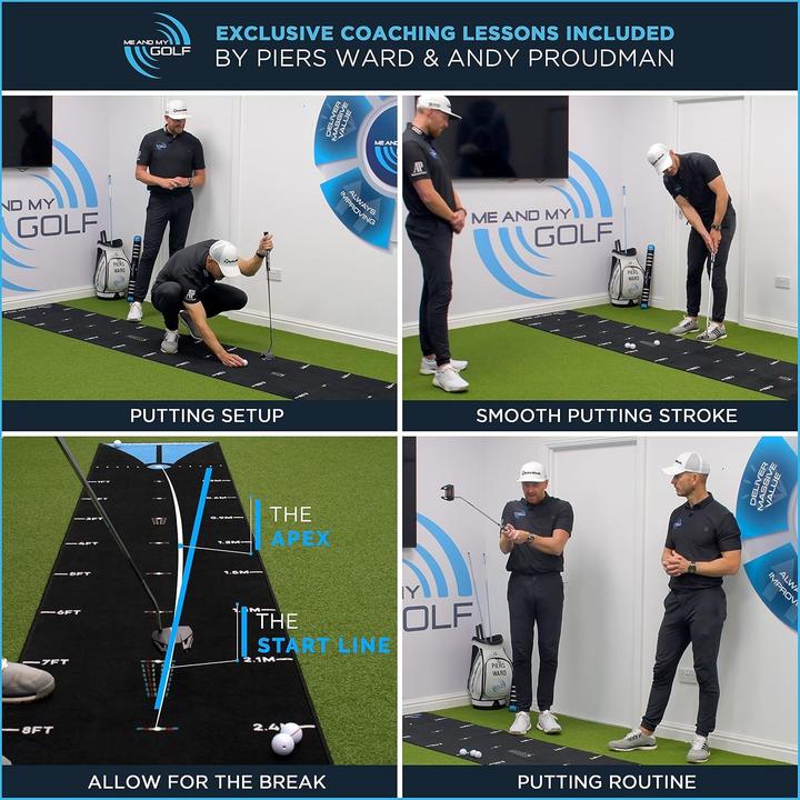 Actual product image Me and my Golf Breaking Ball Putting Mat (11 ft)