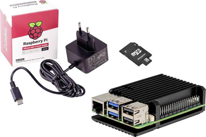 Produktbild Joy-it Embedded Pi5 Kit Raspberry Pi® 5 B 4 GB 4 x 2.4 GHz inkl. Gehäuse, inkl.