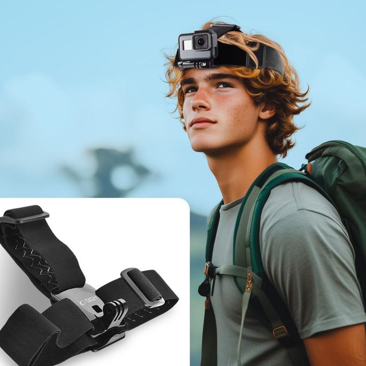 Image du produit Ulanzi Opaska na gÅowÄ GA100 Head Mount do GoPro / DJI - czarna