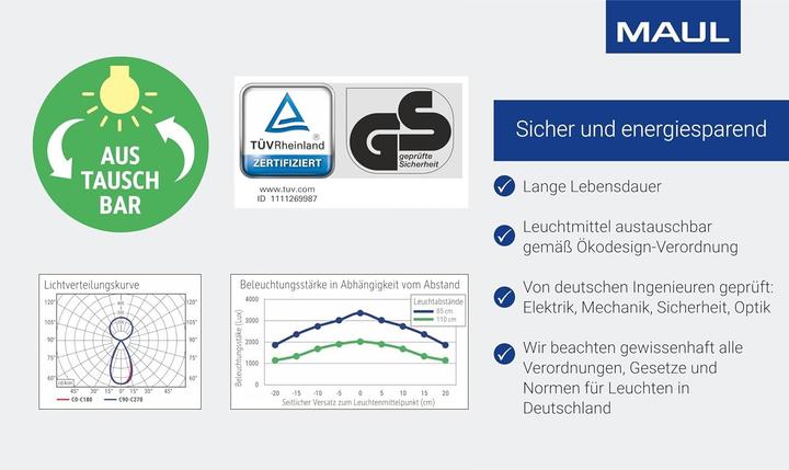 Produktbild Maul Stehleuchte LED sirius dimmbar (6951 lm)