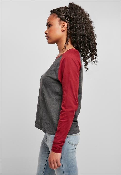 Image du produit Urban Classics Manches longues raglan contrastées pour femmes (4XL)