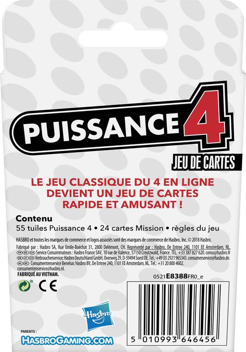 Actual product image Hasbro Gaming Puissance 4 cartes, f french (French, 2 - 4 Players)
