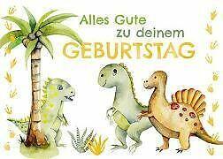 Image du produit Edition Gollong Postkarte. Zum Geburtstag (Dinos)