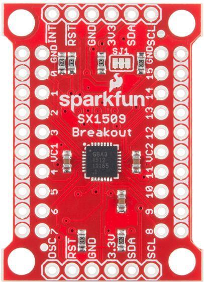Actual product image SparkFun I/O Expander Breakout mit 16 Ausgängen, SX1509 (Sensor)