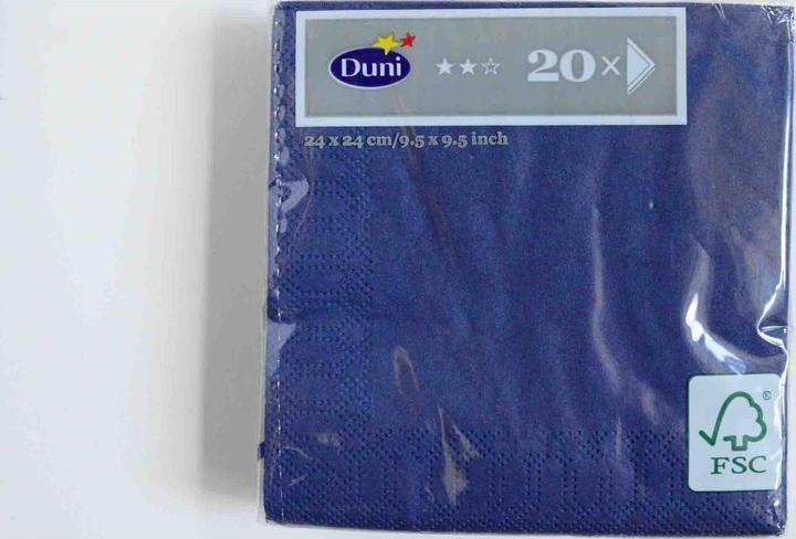 Image du produit Duni Unifarbig (20 pcs, 24 x 24 cm)