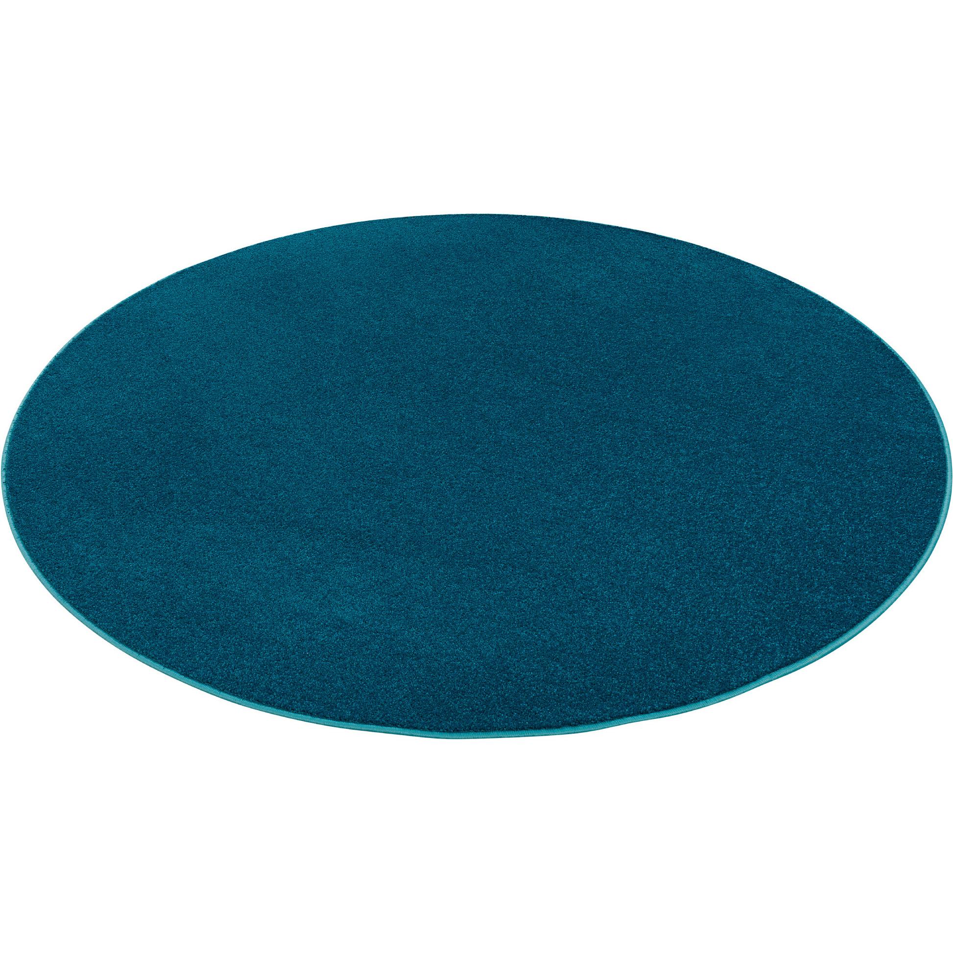 Snapstyle, Teppich, Hochflor Velours Teppich Luna Rund (133 x 133 cm)