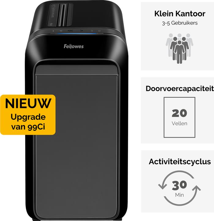 Actual product image Fellowes Powershred LX220 Mini-Cut P-4 59... (Particle cut)