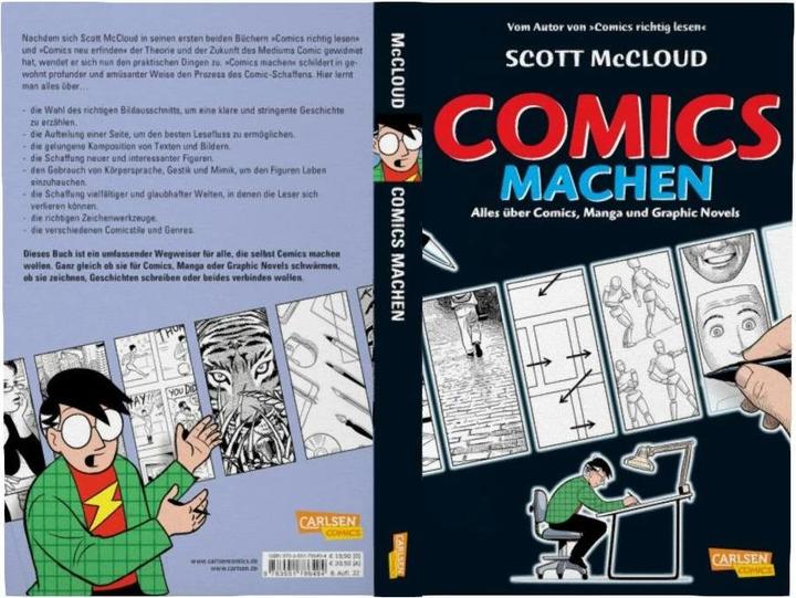 Actual product image Comics machen (German, Scott McCloud, 2007)