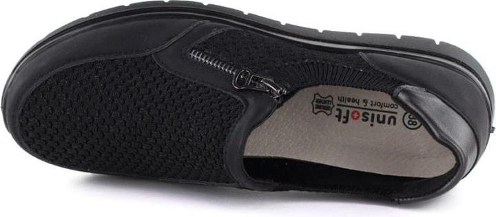 Image du produit Unisoft Women's comfortable black textile shoes 9026 (40)