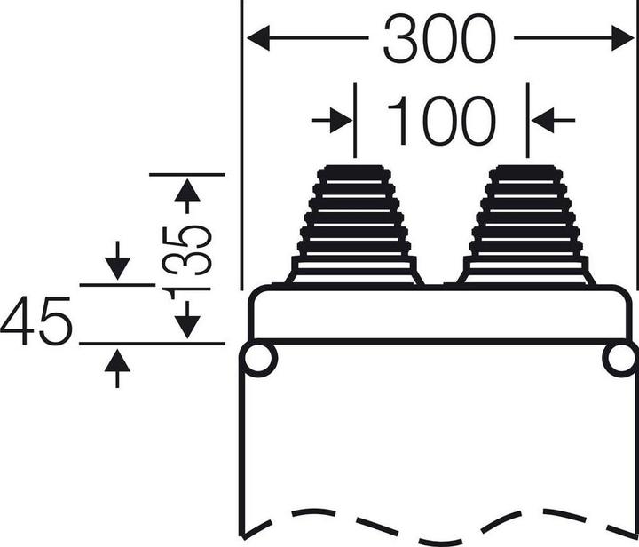 Actual product image Hensel MIFP82 Electrical connection box