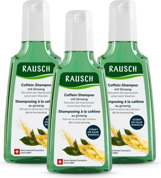Immagine prodotto Rausch Trio Shampooing à la caféine au ginseng (600 ml, Shampoo liquido)