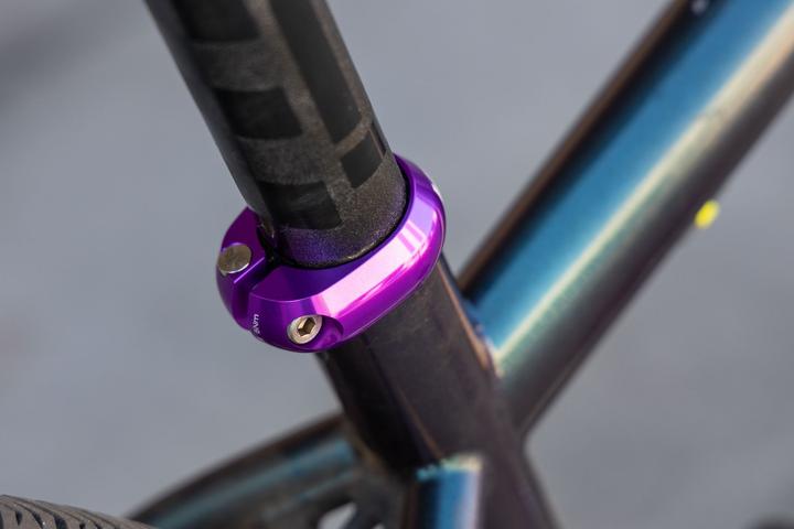 Image du produit Chris King Collier de tige de selle, 36.4mm, 3D violet