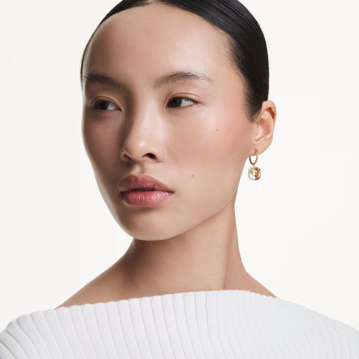 Produktbild Swarovski Millenia Drop Ohrhänger Kissenschliff Karamell Goldlegierungsschicht (Swarovski Metall)