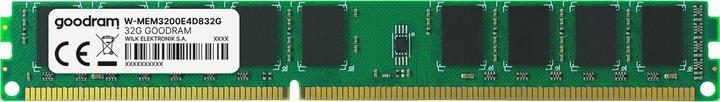 Produktbild Goodram 32GB 3200MHz ECC UDIMM W-MEM3200E4D832G Server Memory (1 x 32GB, 3200 MHz, DDR4-RAM, U-DIMM)