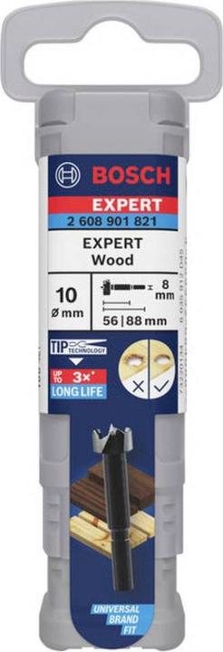 Produktbild Fortis Forstnerbohrer EXPERT Wood 10mm 10x90 m 2608901821 (10 mm)