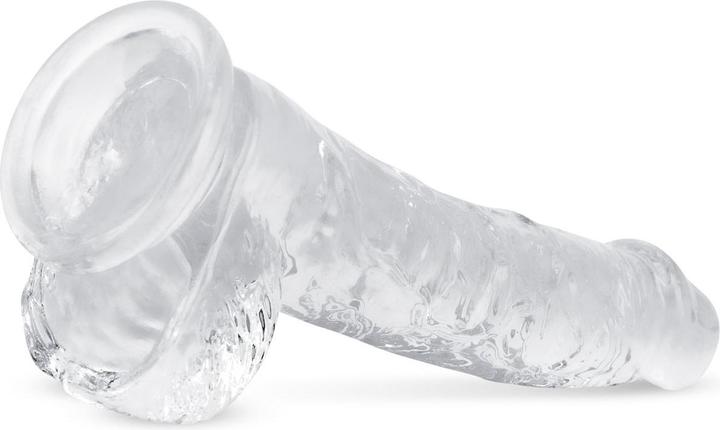 Actual product image Easytoys Jelly Dildo with Balls - 15 cm