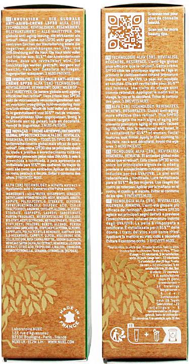 Immagine prodotto Nuxe Nuxuriance Ultra Protezione Solare Fattore 30 Crème A Âge Globale 50 ml (Crema solare, SPF 30, 50 ml, 73 g)