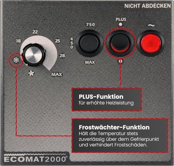 Produktbild Ecomat Classic Plus Heizlüfter (1800 W)