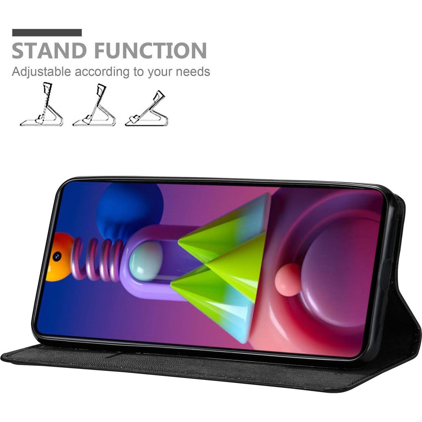 Thumbnail - Cadorabo Book Invisible Magnet Cover (Samsung Galaxy M51), Smartphone Hülle, Schwarz