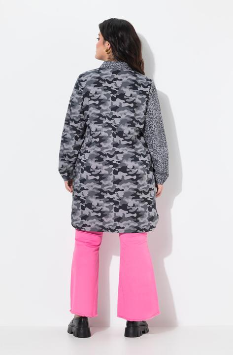 Produktbild Angel of Style Longbluse, Straight Fit, farbiger Leo und Camouflage (60)