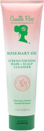 Immagine prodotto Camille Rose Detergente per capelli e cuoio capelluto all'olio di rosmarino con olio di ricino, menta piperita e