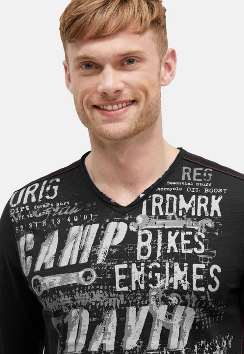 Actual product image Camp David Langarmshirt Riding The World II Longsleeve (L)