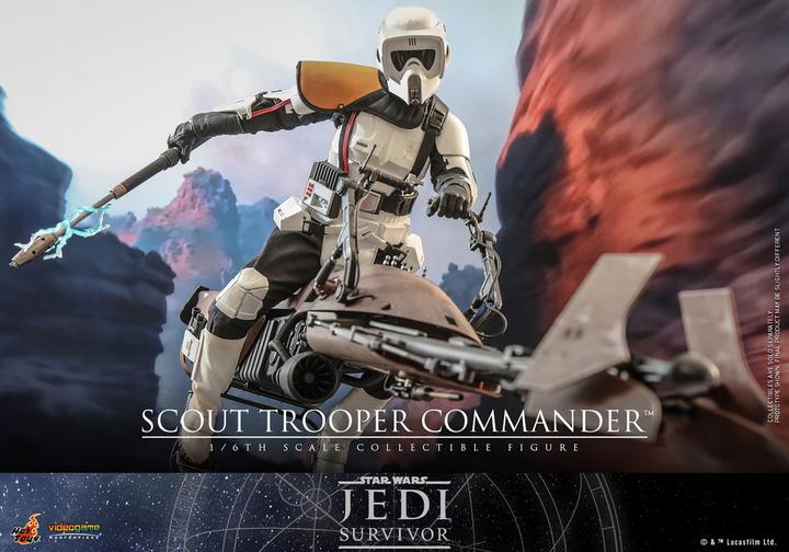 Actual product image Hot Toys Star Wars: Jedi Survivor figurine Videogame Masterpiece 1/6 Scout Trooper Commander