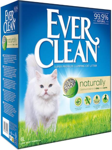Image du produit Everclean Litière pour chat Naturally (6 litres) (Agglomérant)
