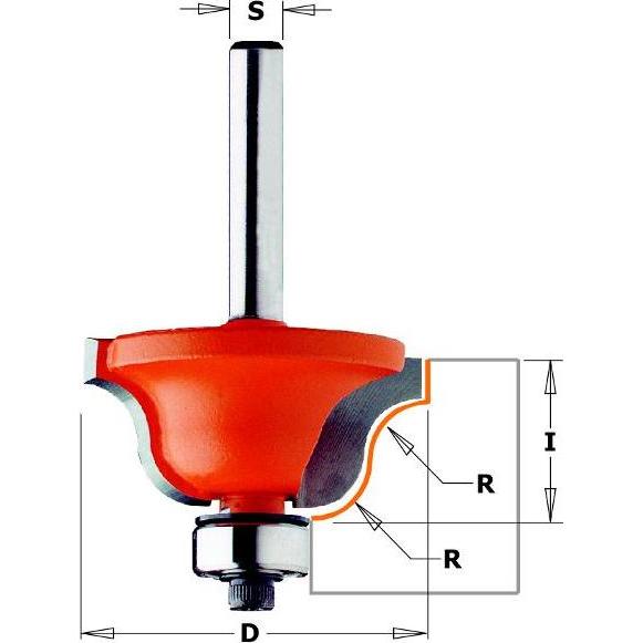 CMT, Punte per fresa, Utensili Fresa Widia G6 Profilata Mm