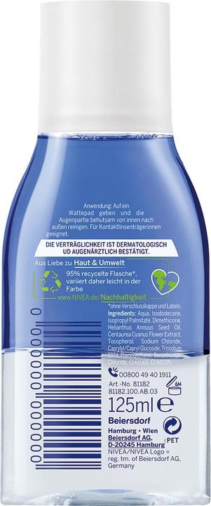 Actual product image NIVEA Make-up Entferner für wasserfestes Make-up (Make-up remover, 125 ml)