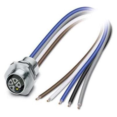 Phoenix 1425583, Elektronikkabel + Stecker, Grün